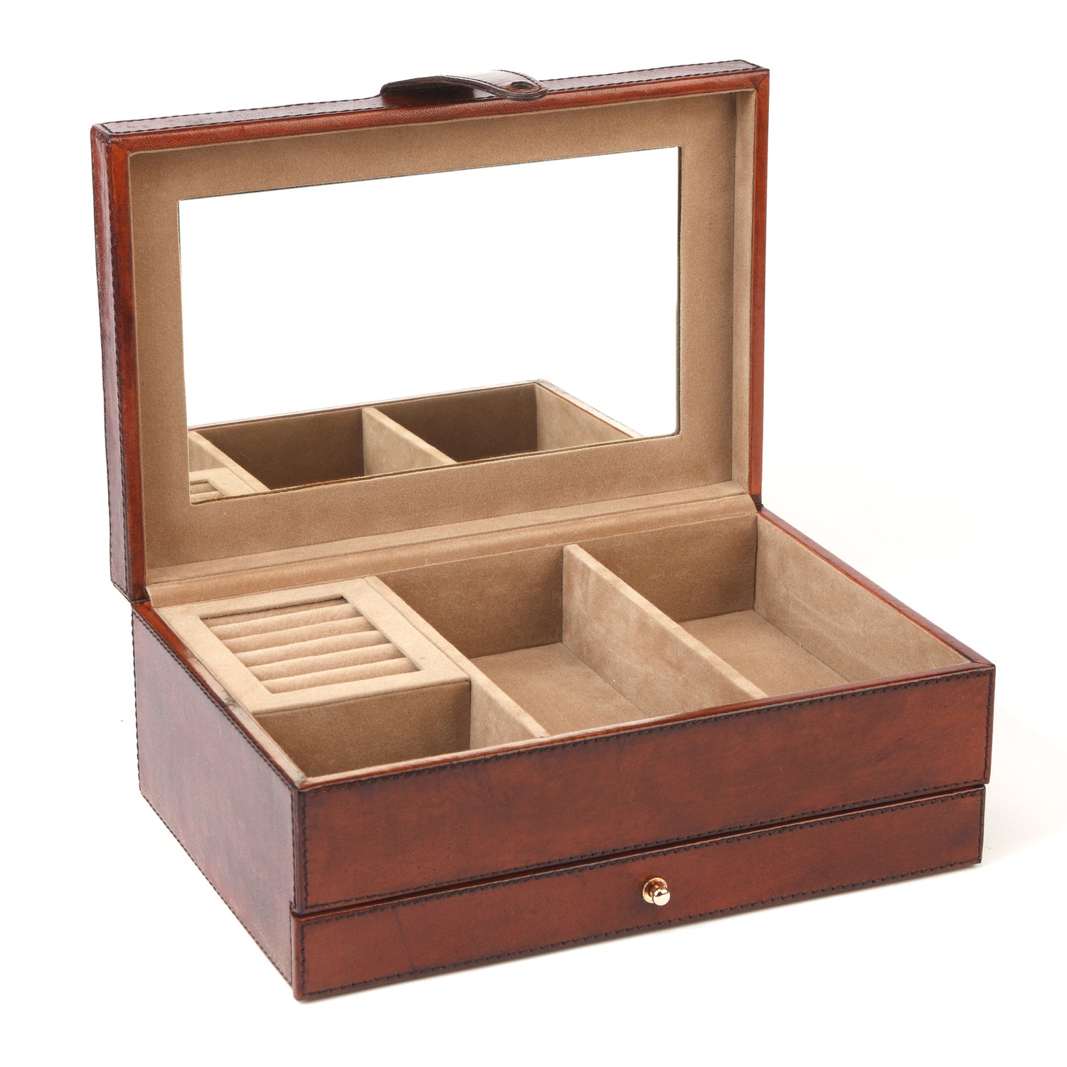 Leather Jewellery Box - Not A Boring Box