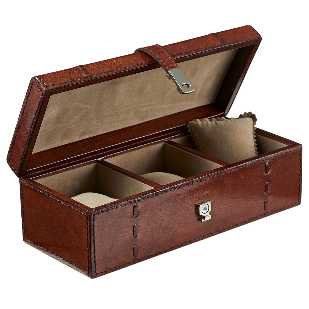 Watch Storage Box Leather (Perfectly Imperfect) - Not A Boring Box