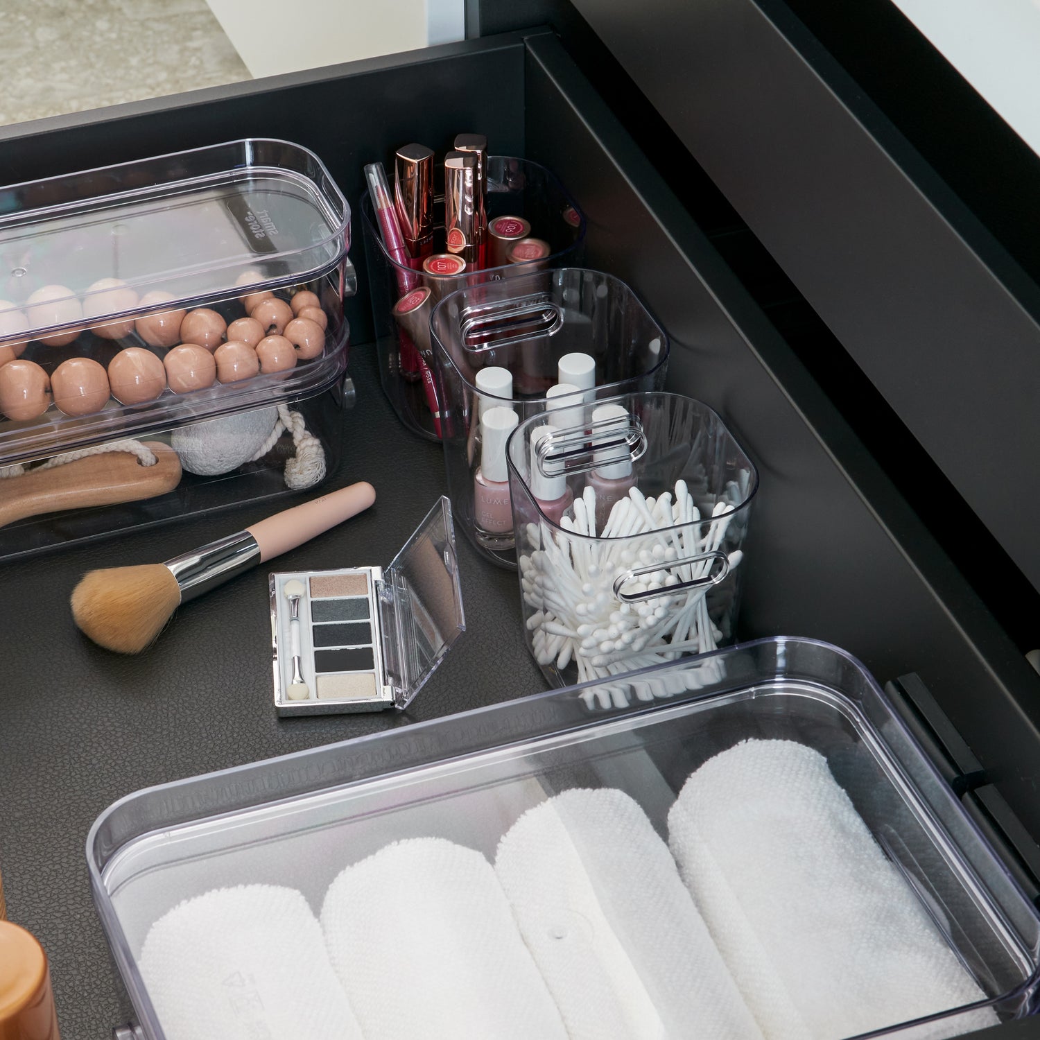 Compact Clear Mini Storage Pot - Not A Boring Box