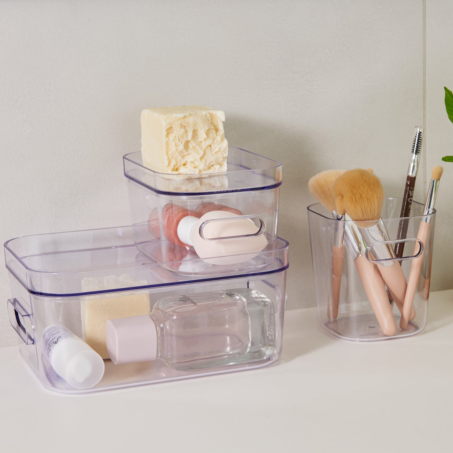 Compact Clear Mini Storage Pot - Not A Boring Box