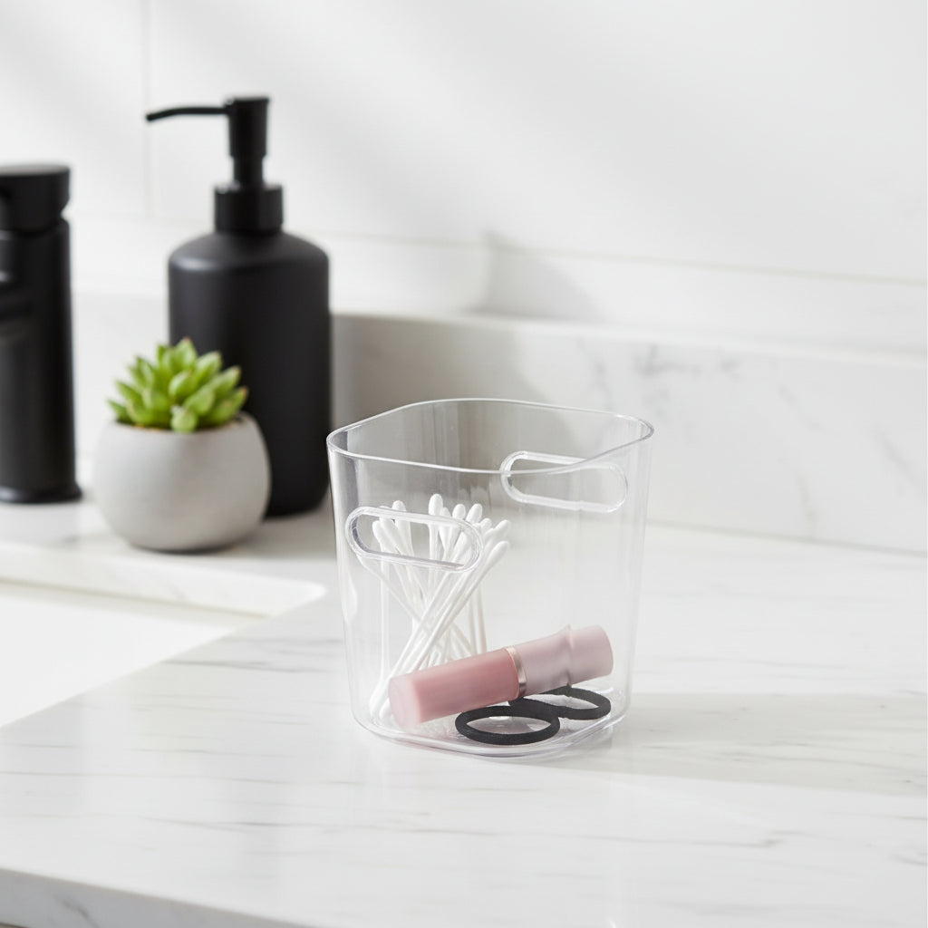 Compact Clear Mini Storage Pot - Not A Boring Box