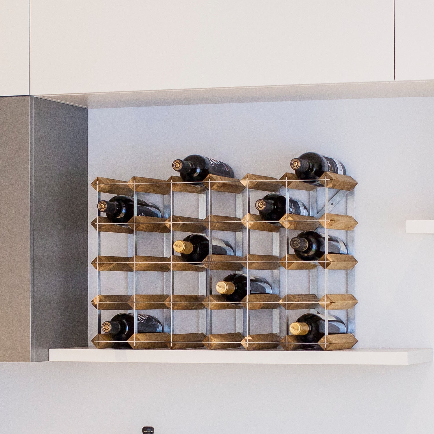 30 Bottle Traditional Wine Rack - Not A Boring Box