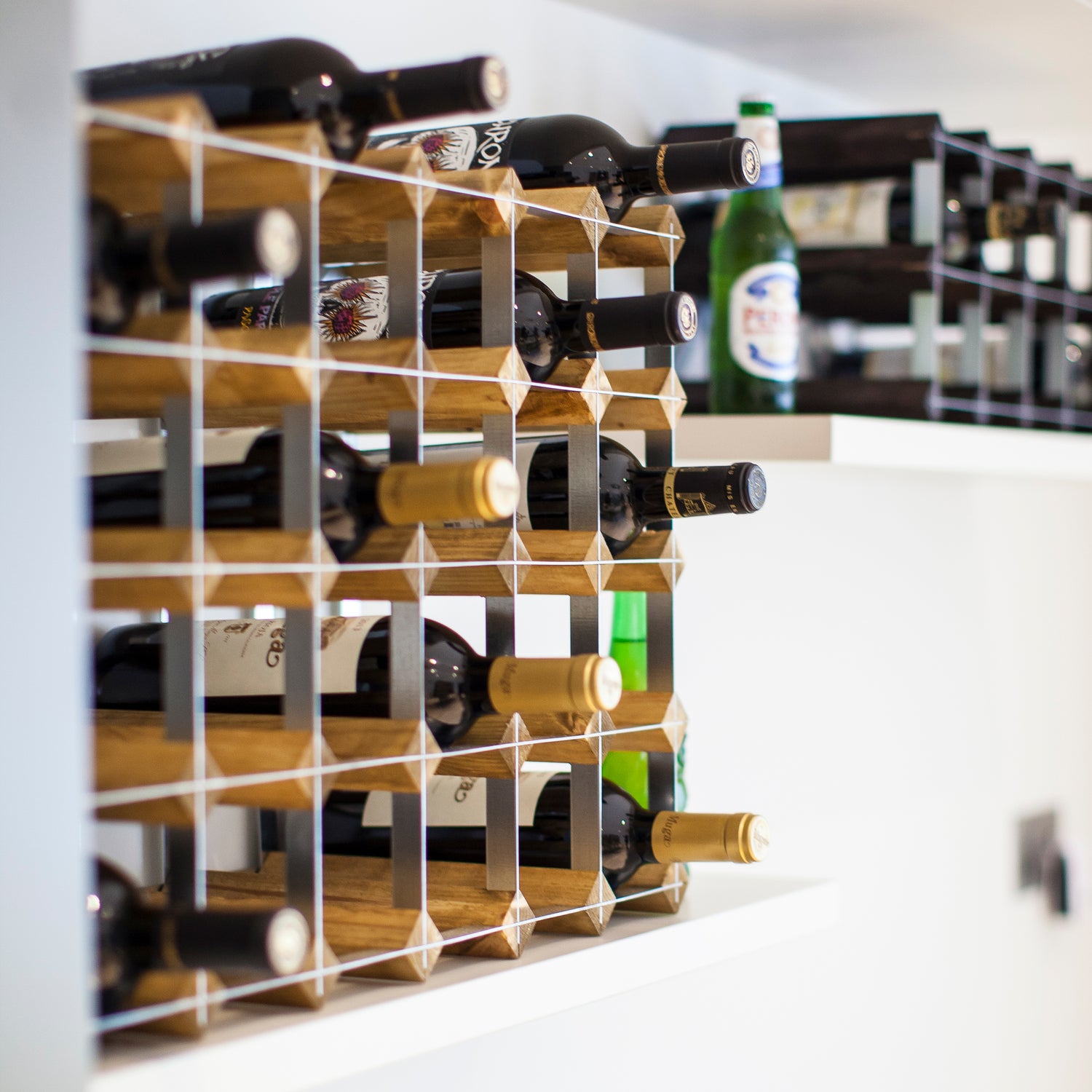 30 Bottle Traditional Wine Rack - Not A Boring Box