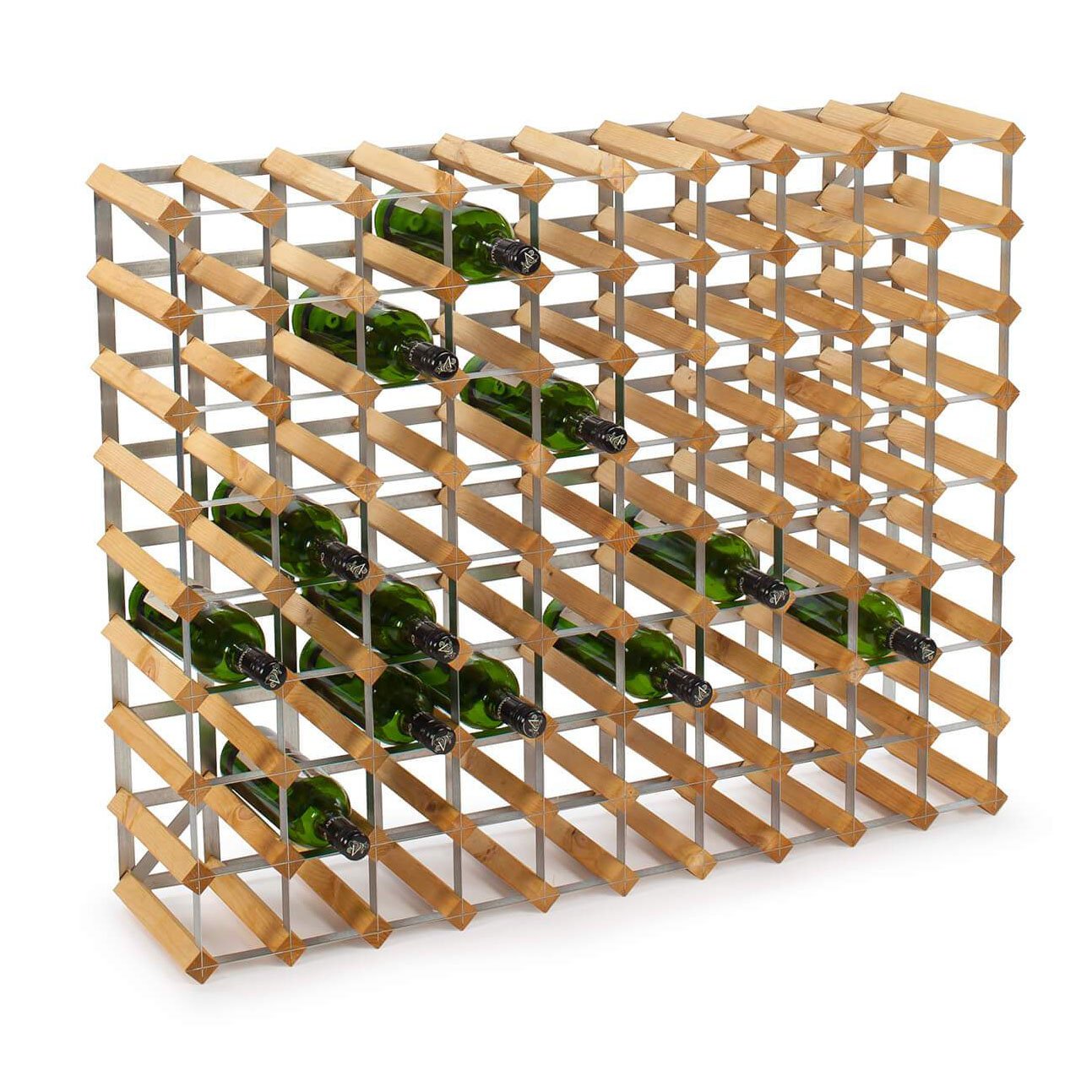 90 Bottle Traditional Wine Rack - Not A Boring Box