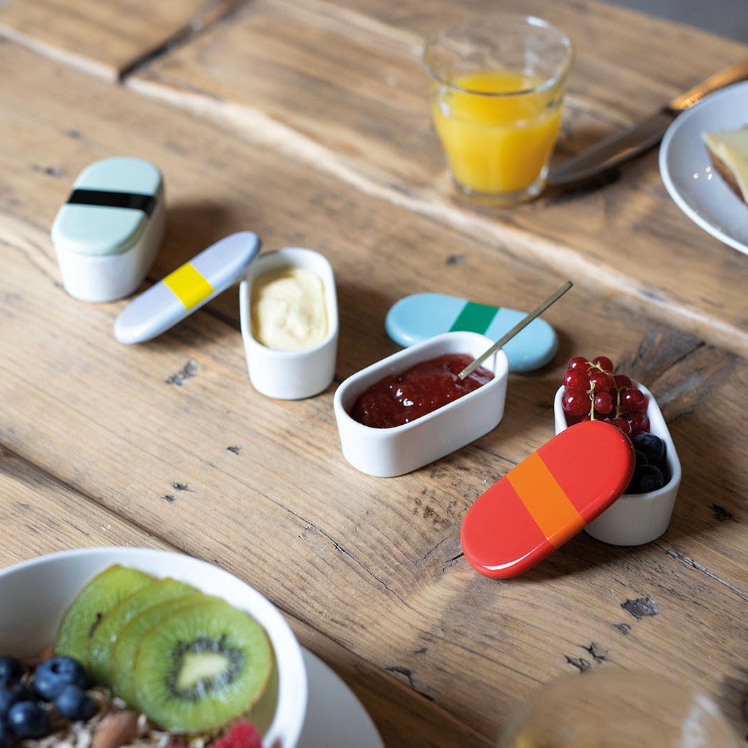 Porcelain Containers Set Of 4 - Not A Boring Box