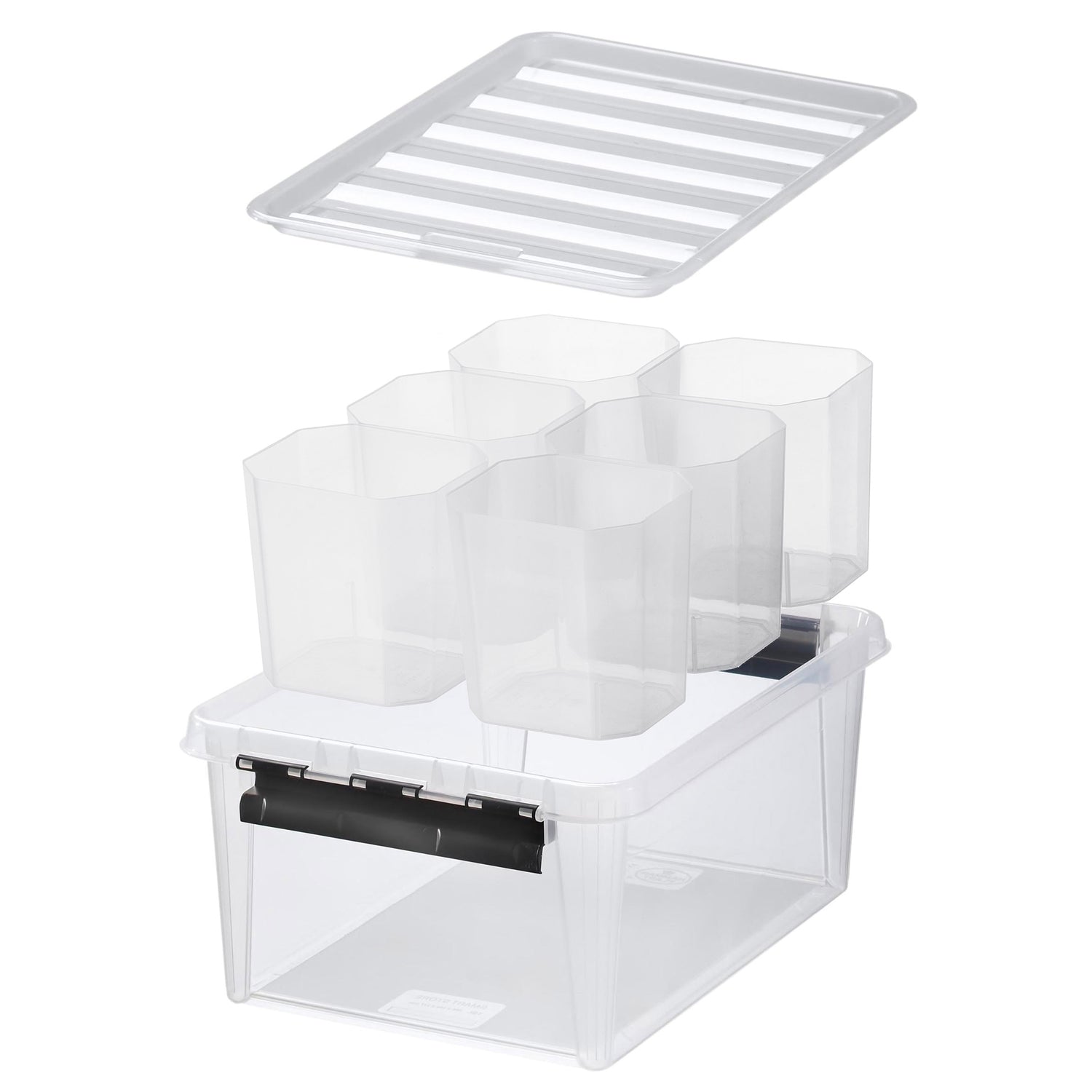 Plastic Storage Box With Removeable Inserts - Not A Boring Box