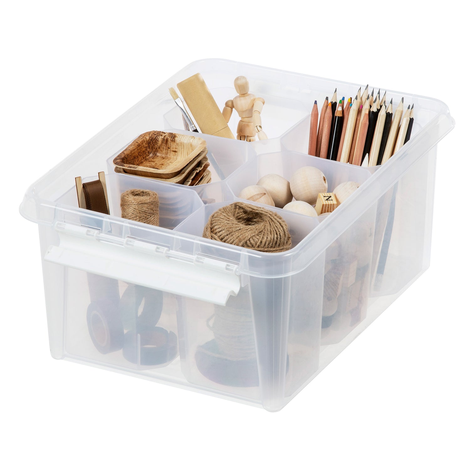 Plastic Storage Box With Removeable Inserts - Not A Boring Box