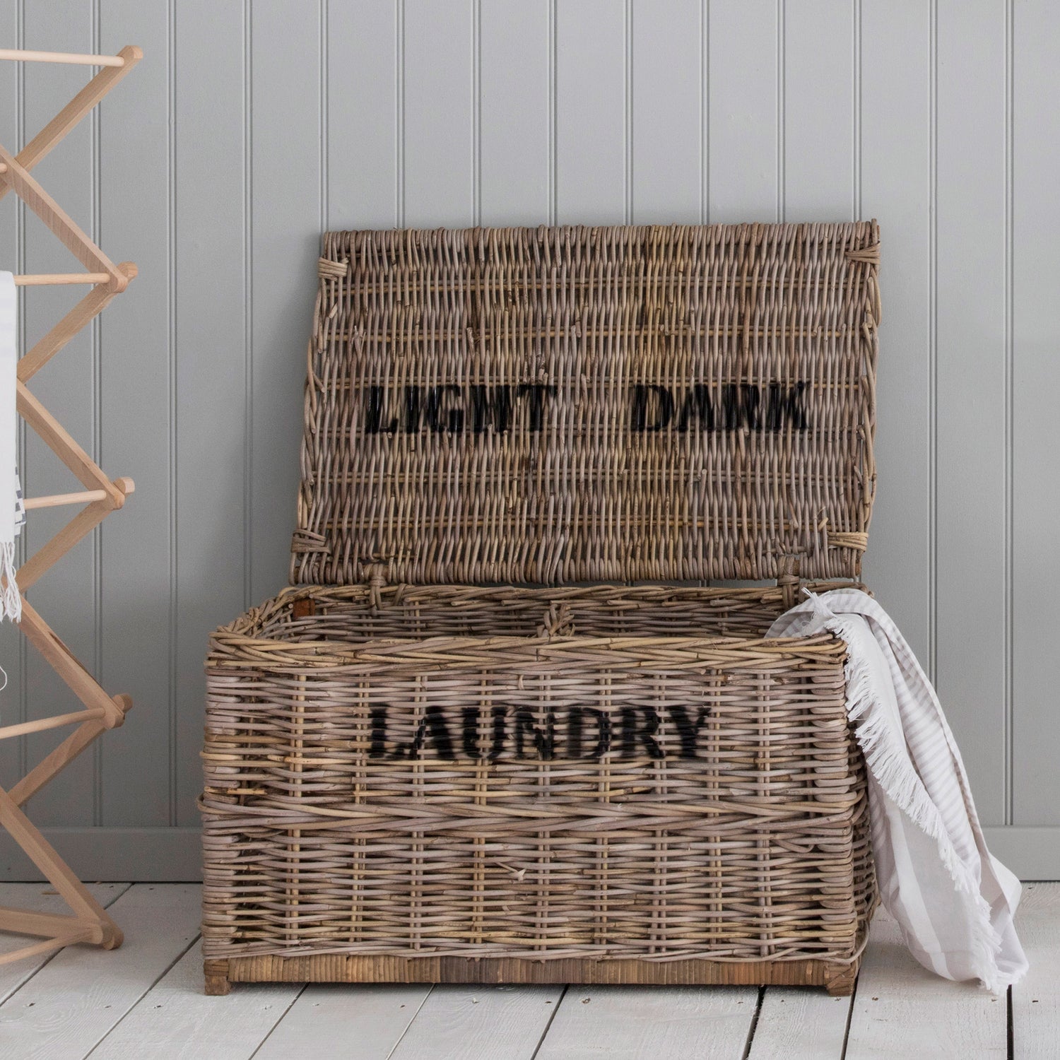 Laundry Basket Lights And Darks - Not A Boring Box