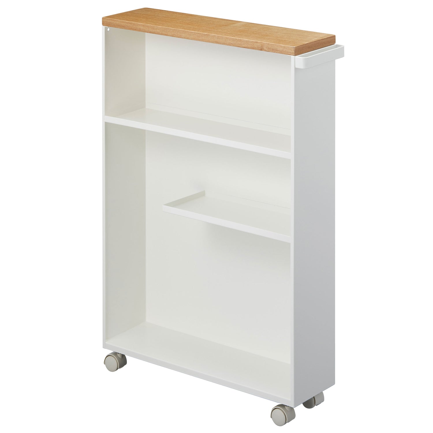 Bathroom Storage Unit on Castors - Slimline - Not A Boring Box
