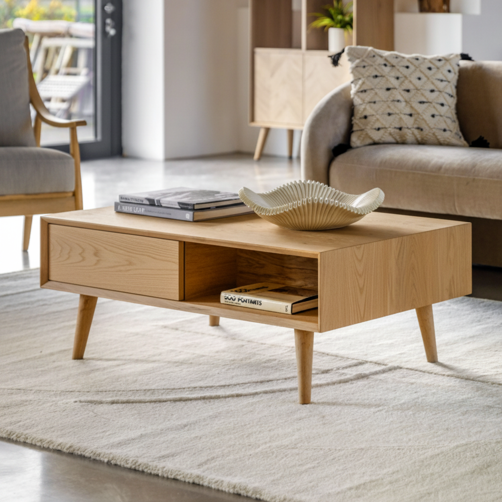 2 Drawer Coffee Table Roma