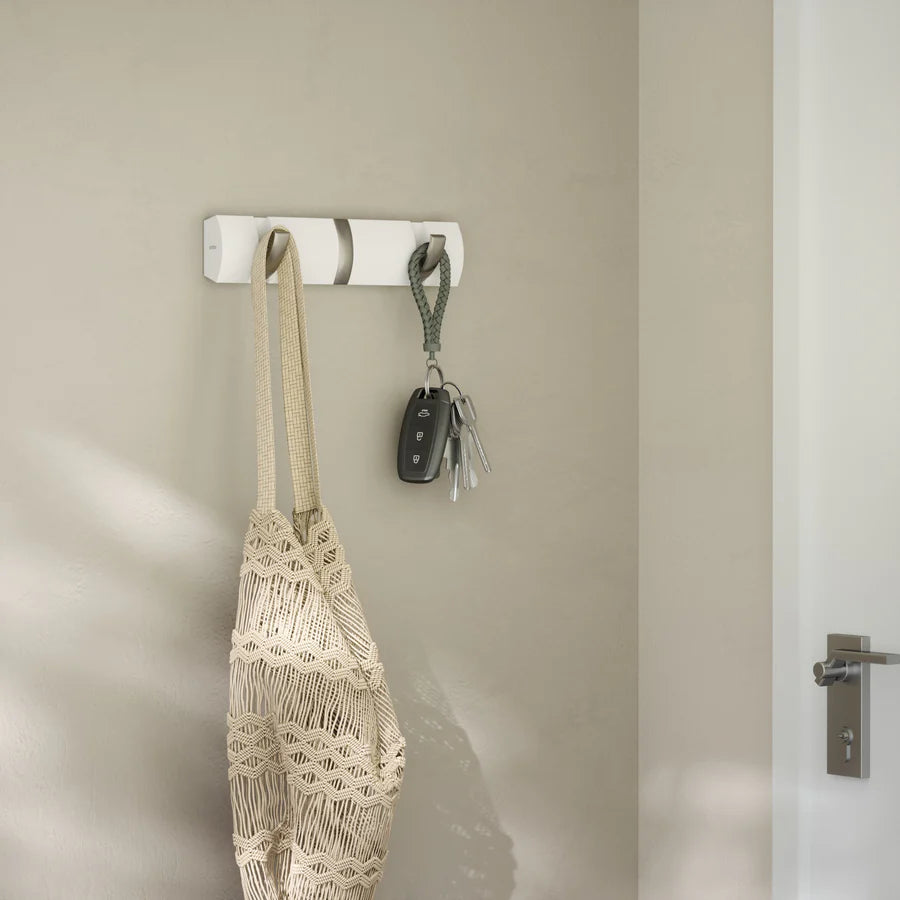 Flip Coat Hook Mini - White