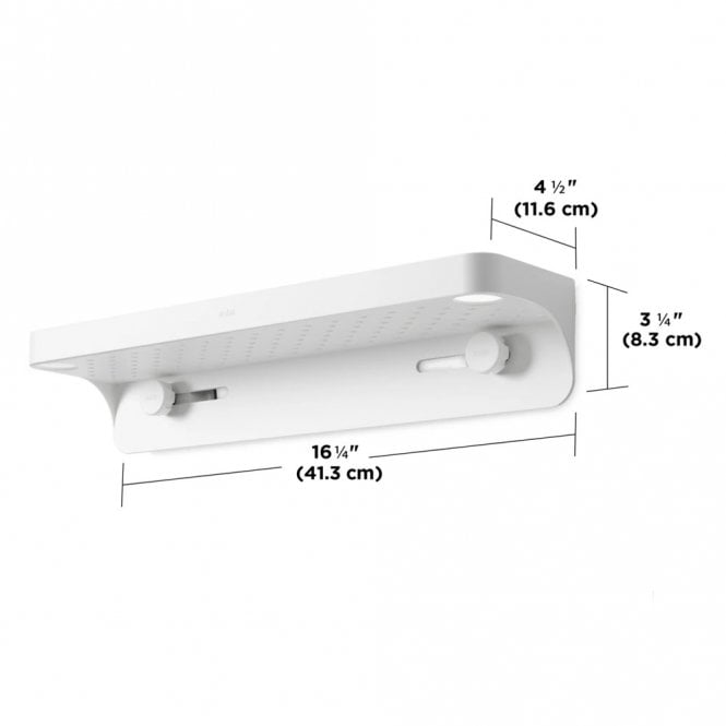 Flex Sure-Lock Bathroom Storage Shelf - Not A Boring Box