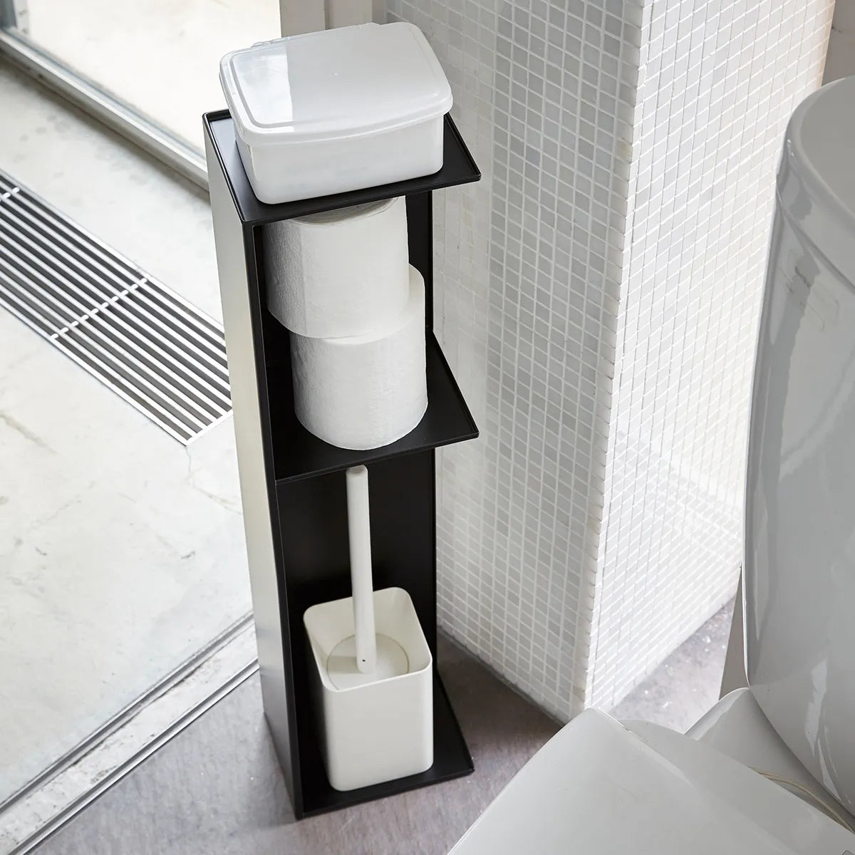 Slimline Bathroom Storage Unit - Tower - Not A Boring Box