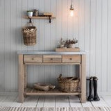 Zinc Topped Potting Table - Large
