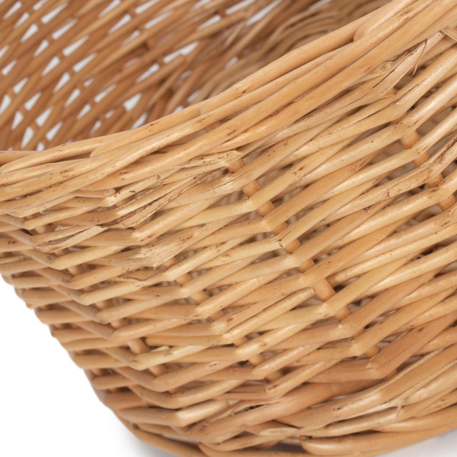 Round Willow Storage Basket