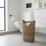 Handmade Wicker Toilet Roll Holder - Not A Boring Box