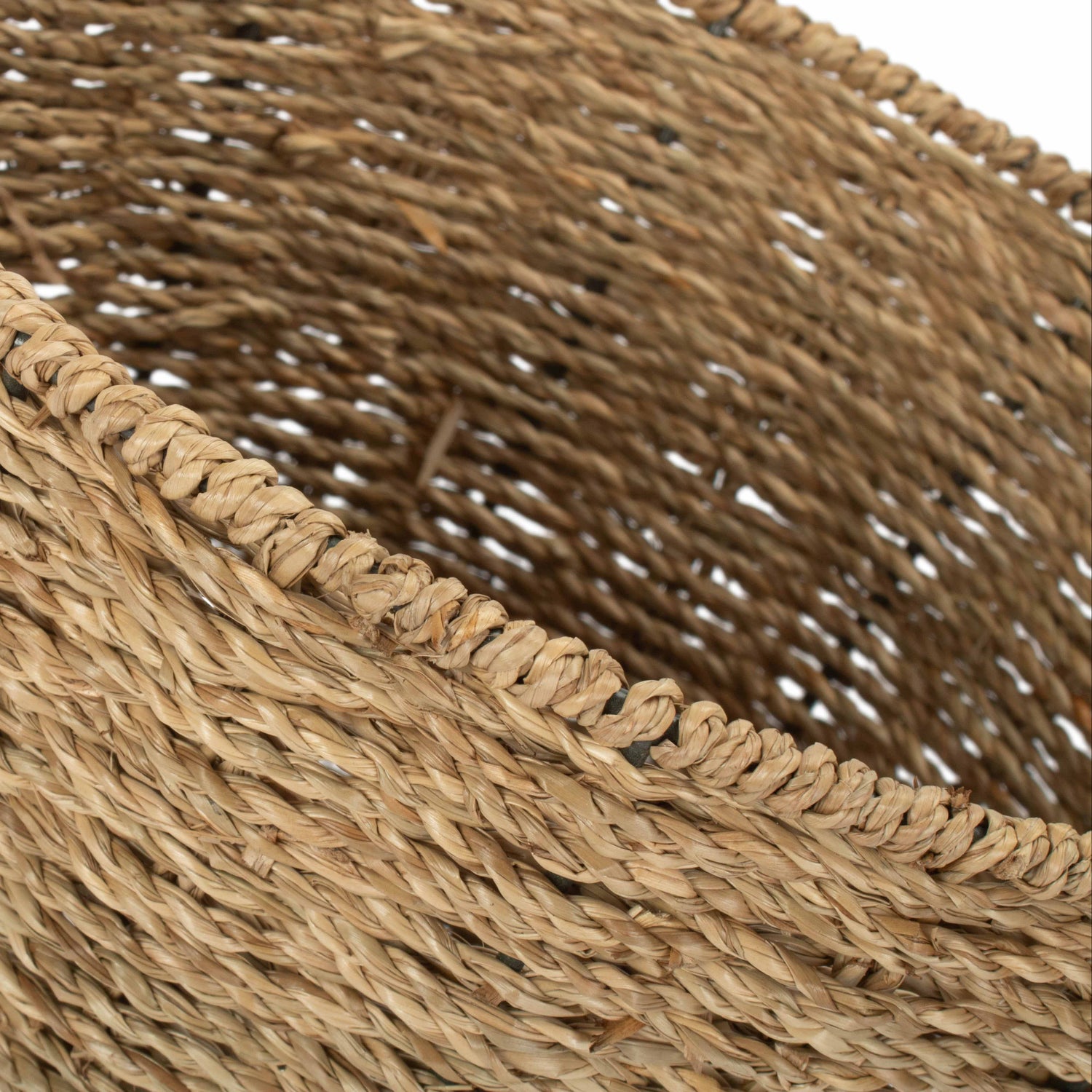 Seagrass Round Waste Paper Basket