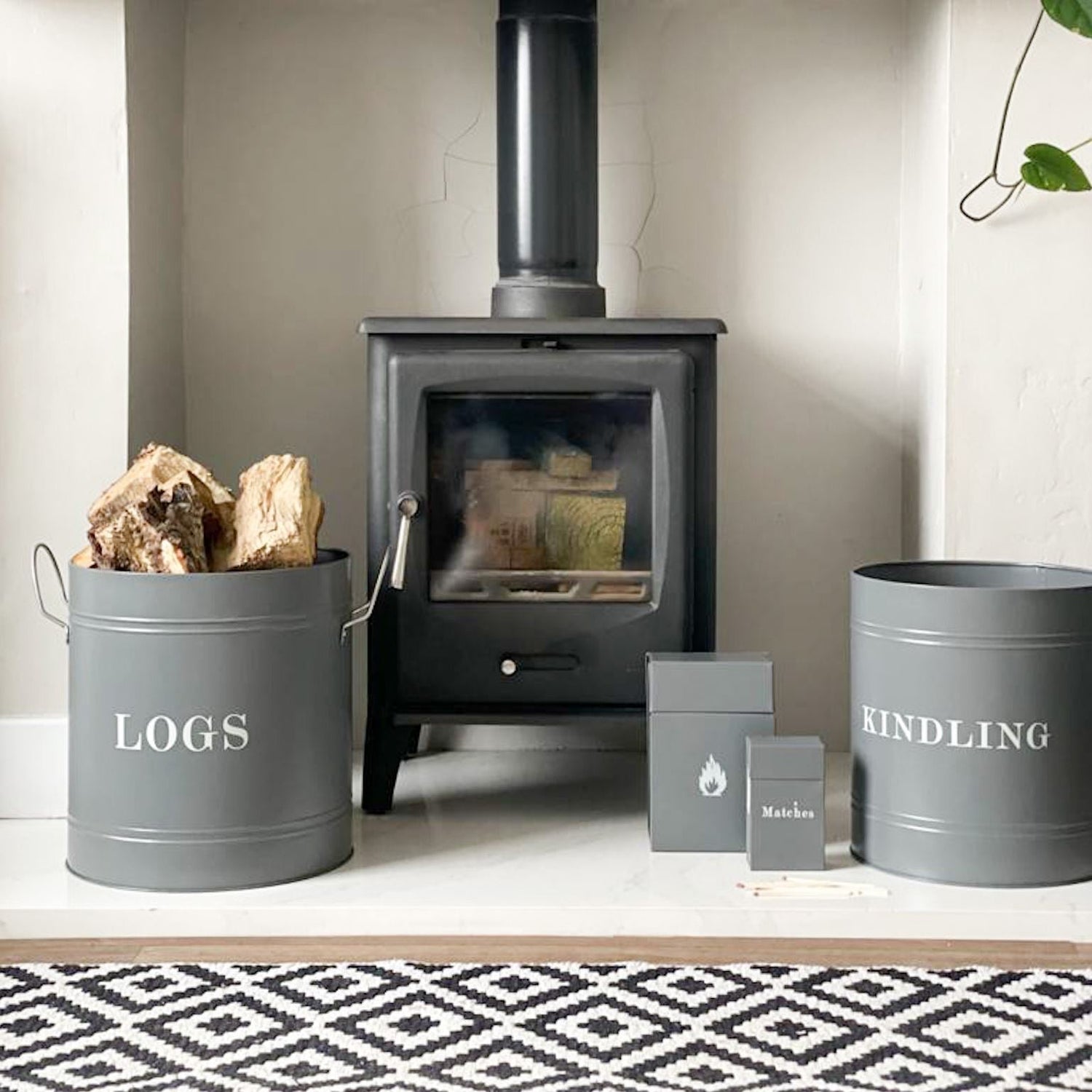 Fireside Storage Set - 4 Piece