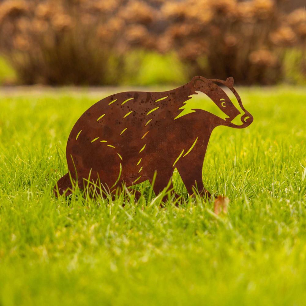 Rust Animals Garden Ornament