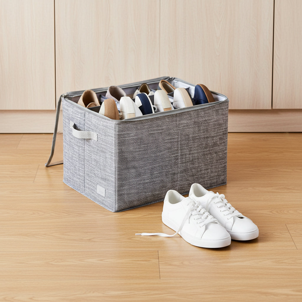 Foldable Fabric Shoe Storage Organiser