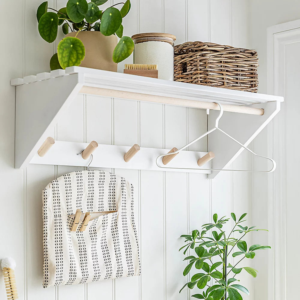 Slatted Laundry Shelf Melcombe