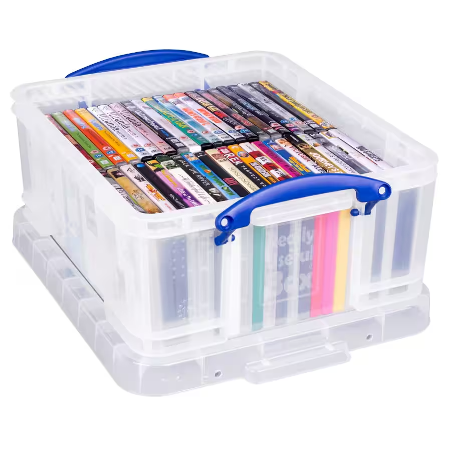 Cd R Storage Box 18 Ltr Really Useful Box -Cd & Dvd Storage Box – Not A Boring Box