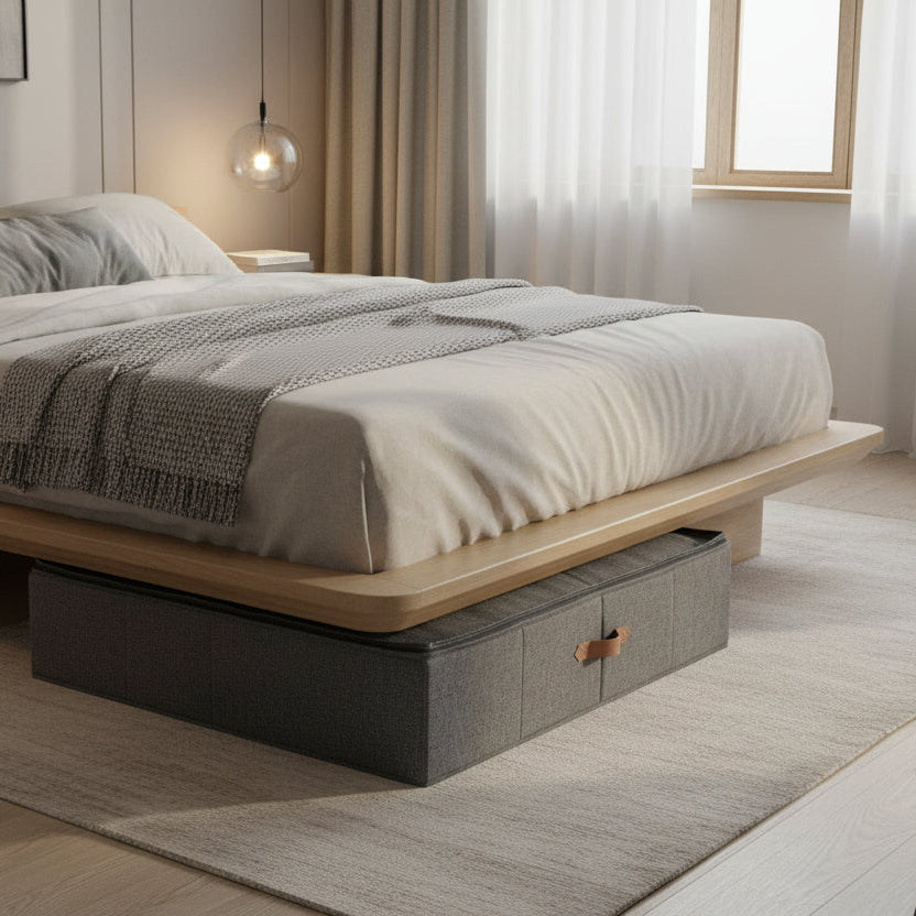 Delux Grey Underbed Storage Chest