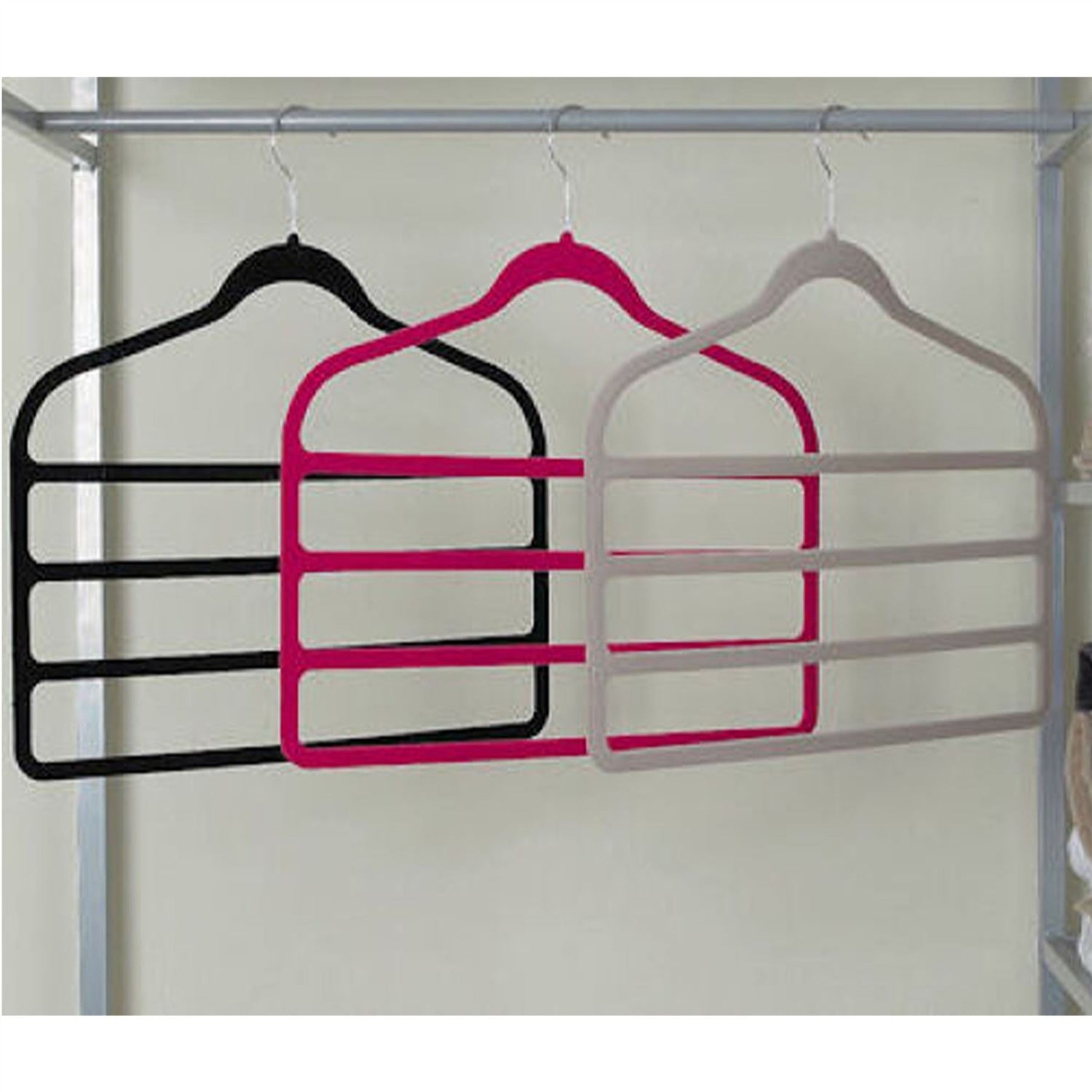 2 x Velvet Trouser Hangers