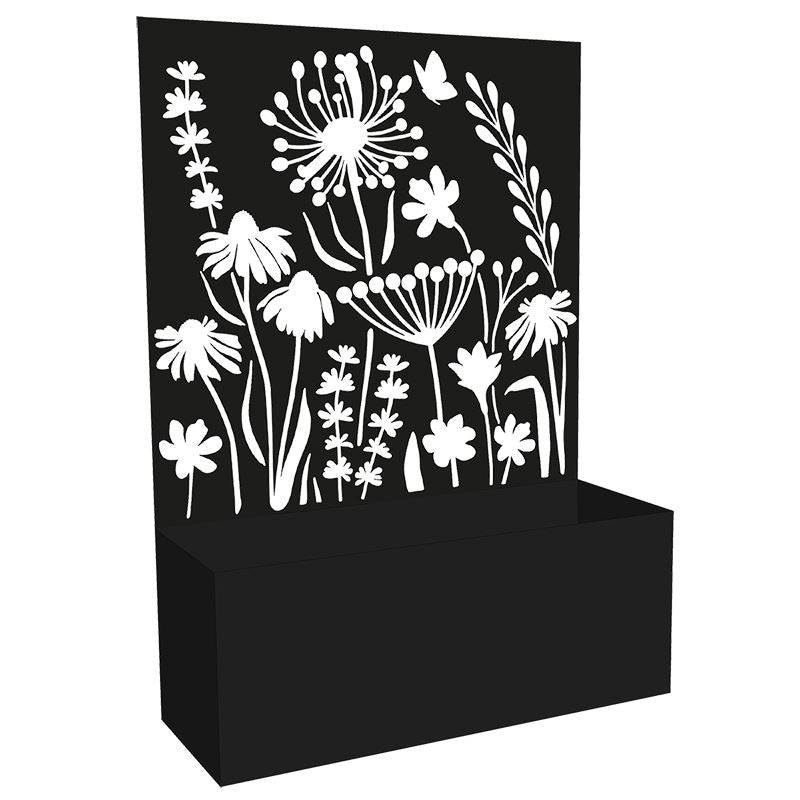 Planter with Trellis Screen
