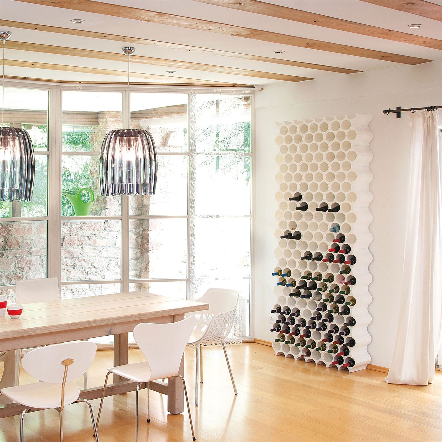 Honeycomb Wine Bottle Rack