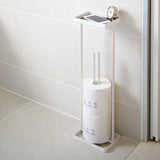 Slim Toilet Roll Stand with Top Tray