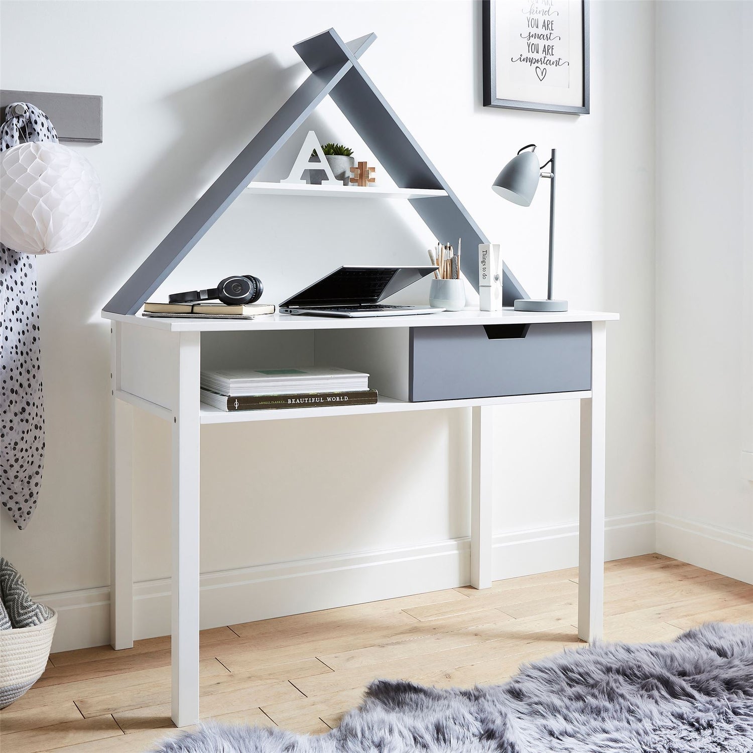 Children's Desk with Drawer - Teepee