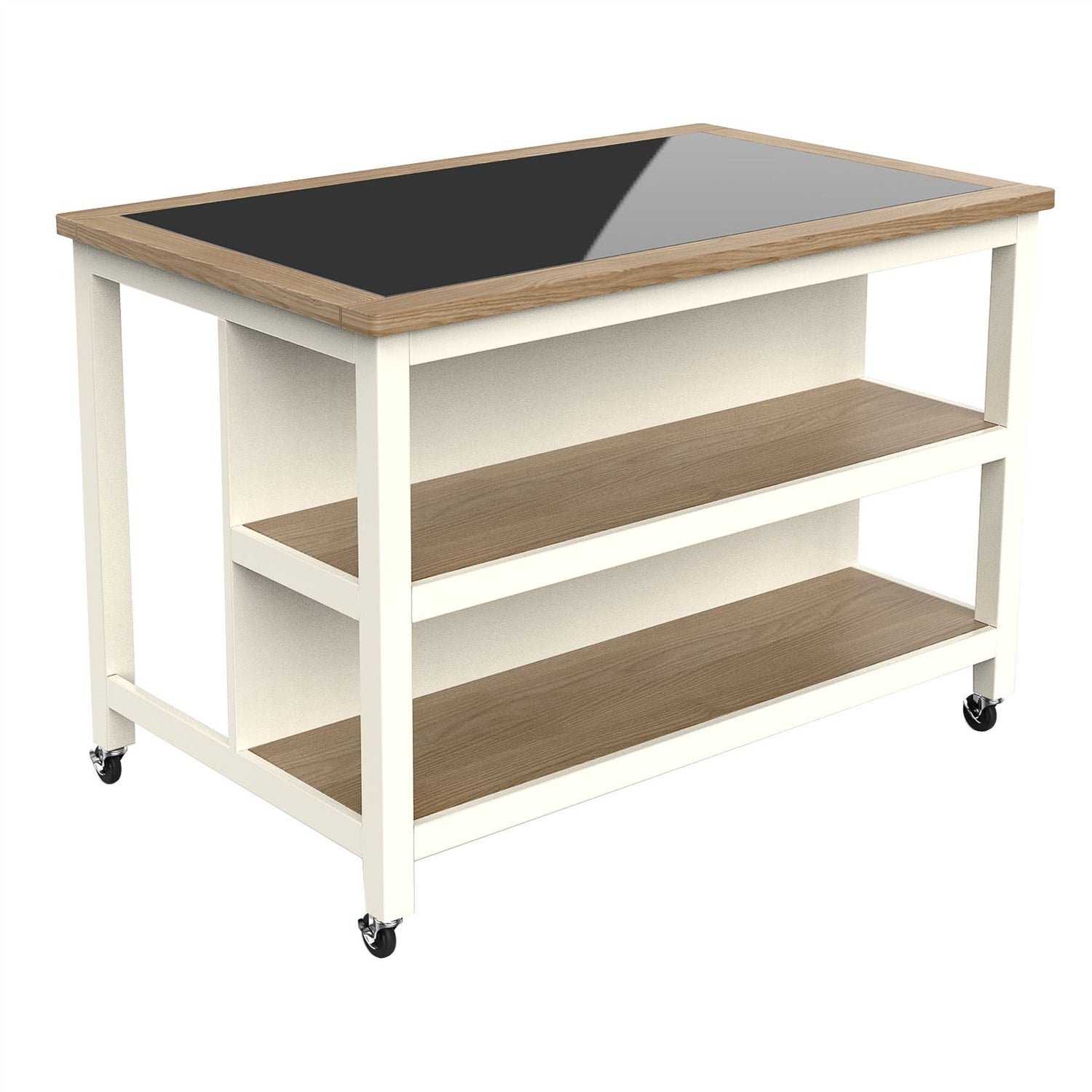 Open Kitchen Island With Breakfast Bar