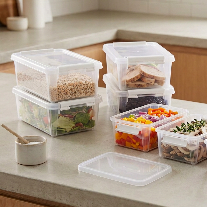 Multi Pack of 8 SmartStore™ 4L Plastic Storage Boxes