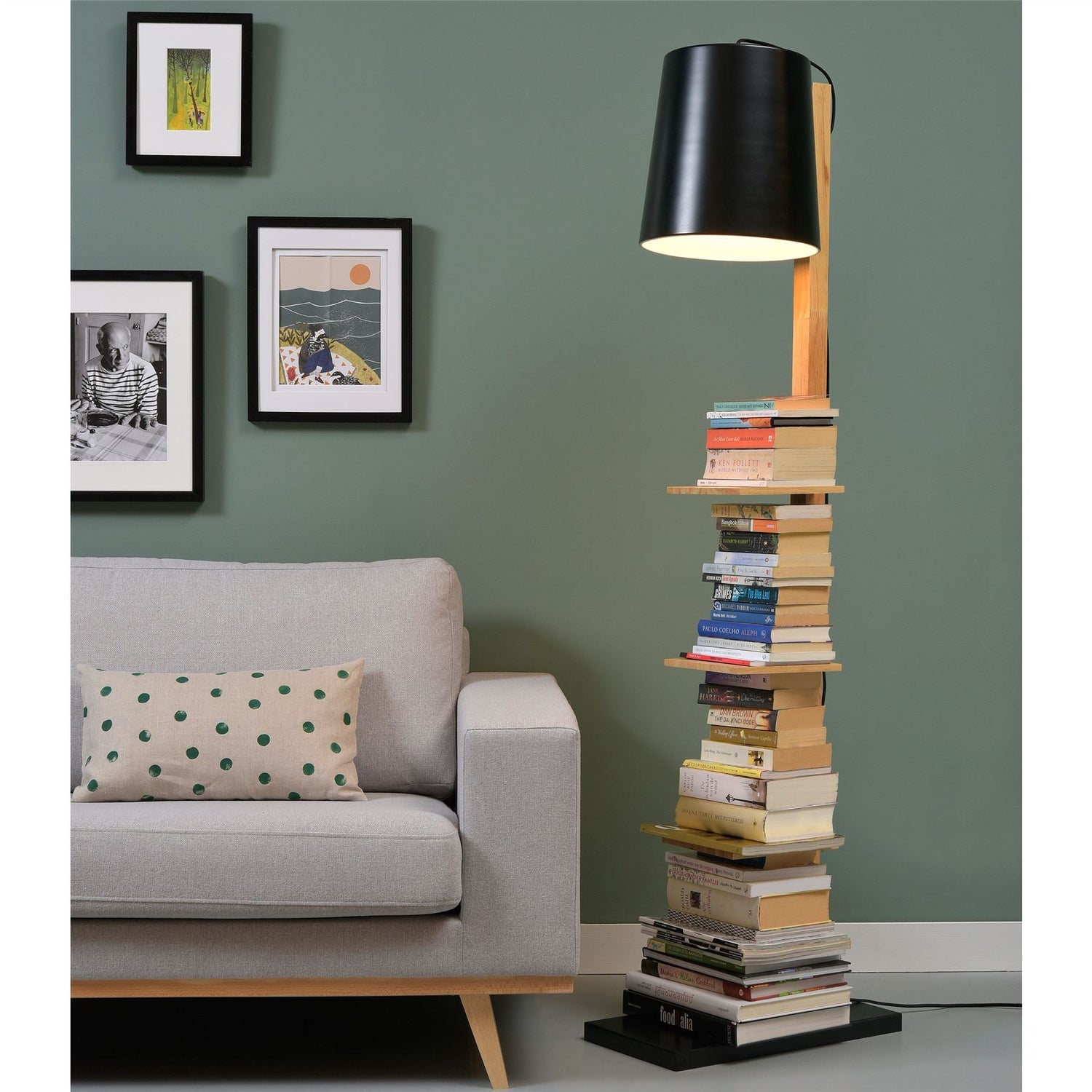 Floor Lamp with Shelves - Cambridge