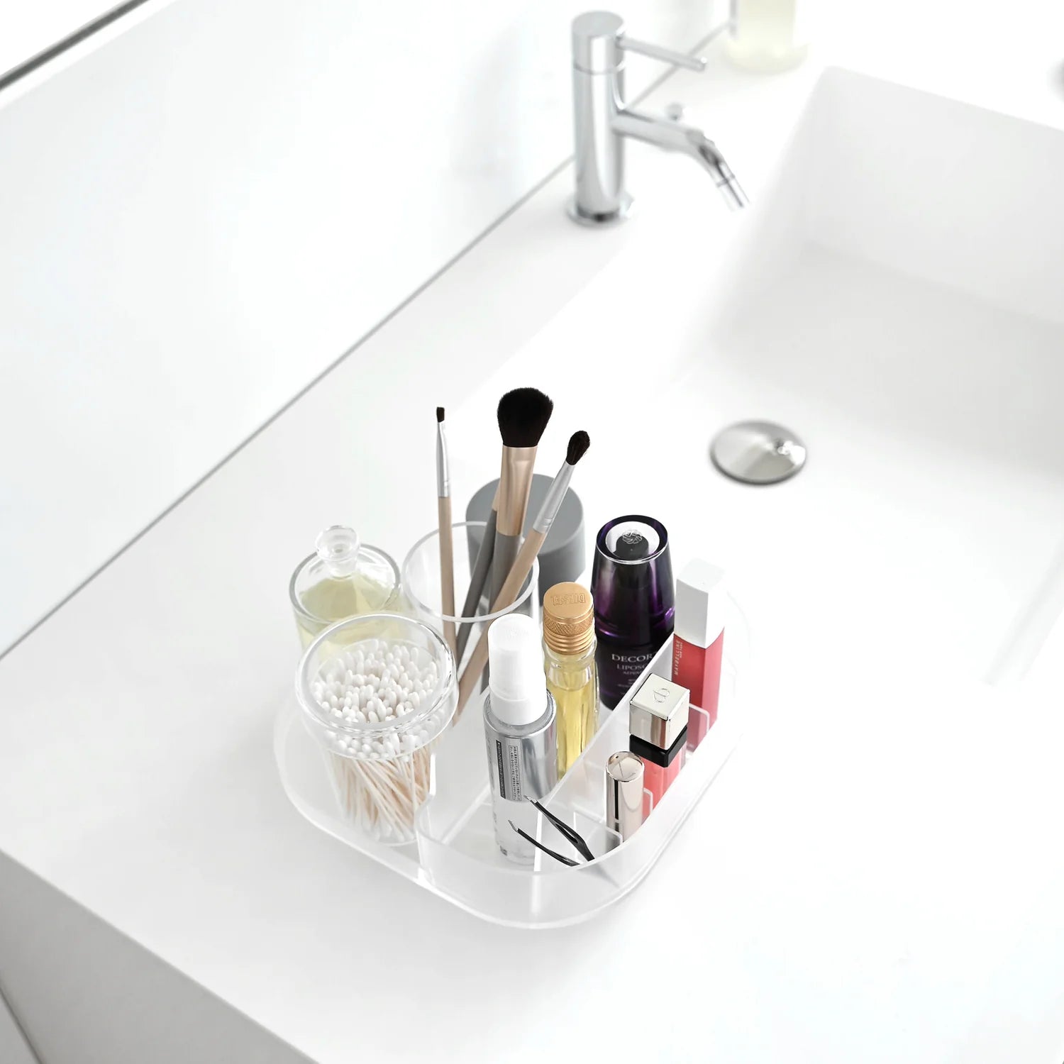 Slim Rotating Makeup & Cosmetics Caddy