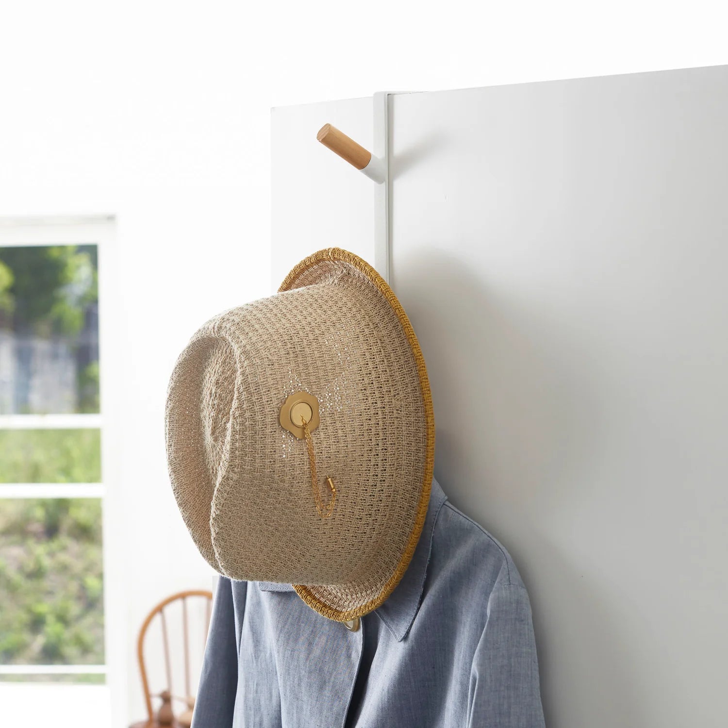 Over Door Double Hook Slim