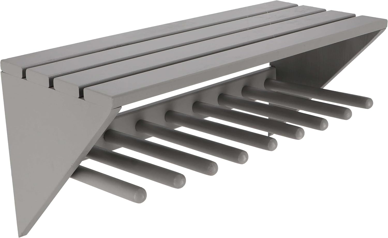 Wall Mounted Welly Rack - Wooden