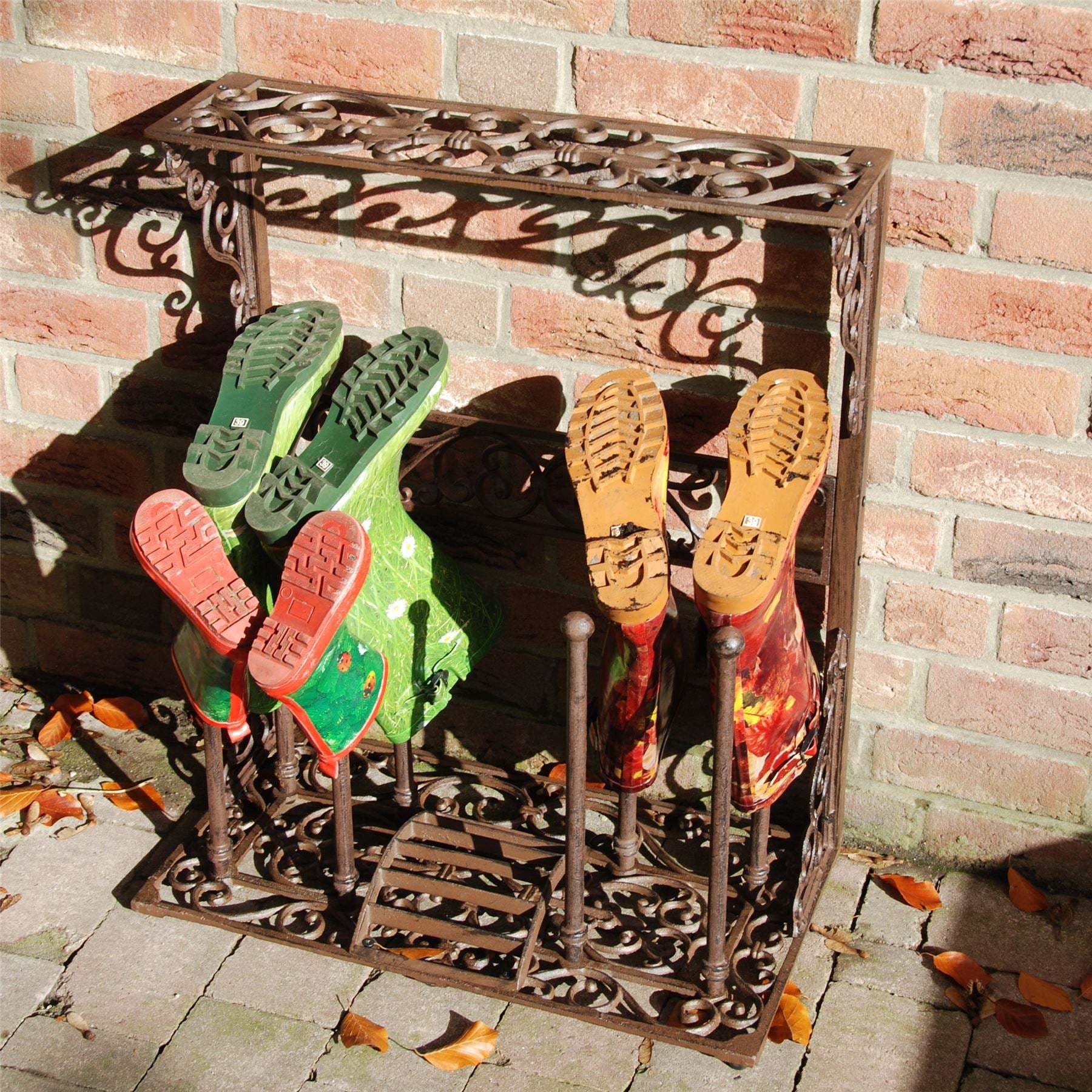 Wellington Boot Rack - Wrought Iron – Not A Boring Box