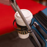 Self-Levelling Suitcase Cup Holder