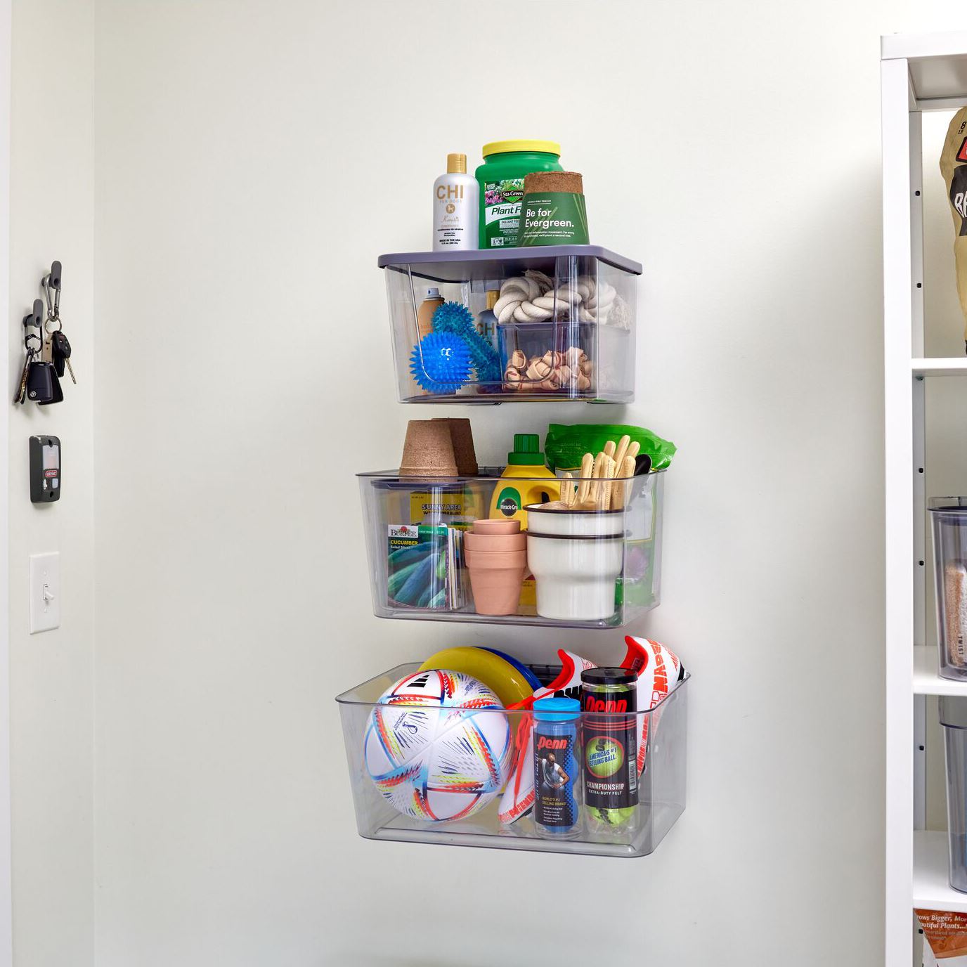 WallSpace Wall Mounted Storage Bin - Extra Large