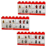 3 x Large LEGO Minifigure Display Cases