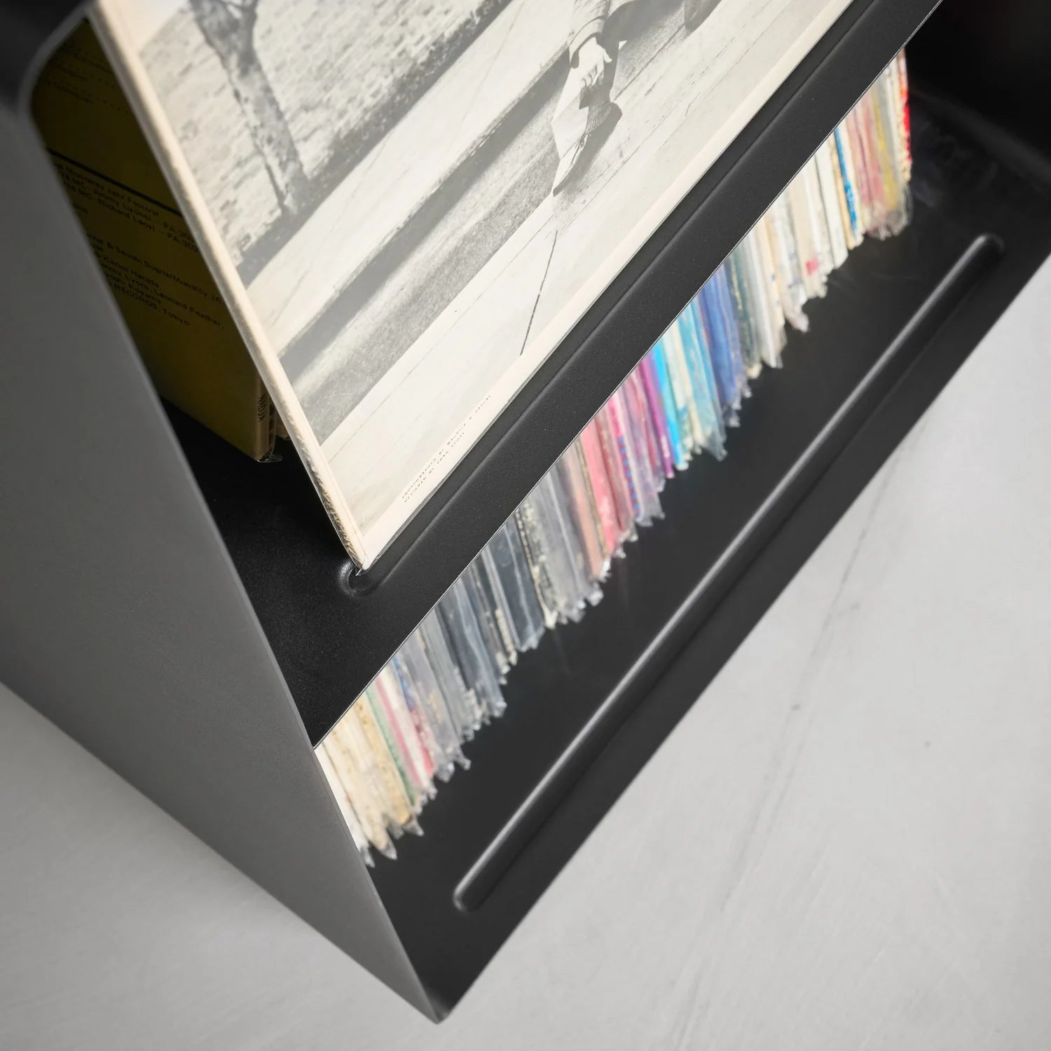 2-Tier Vinyl Record & Turntable Storage Rack