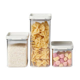 3 x Stacking Kitchen Storage Canisters - Omnia