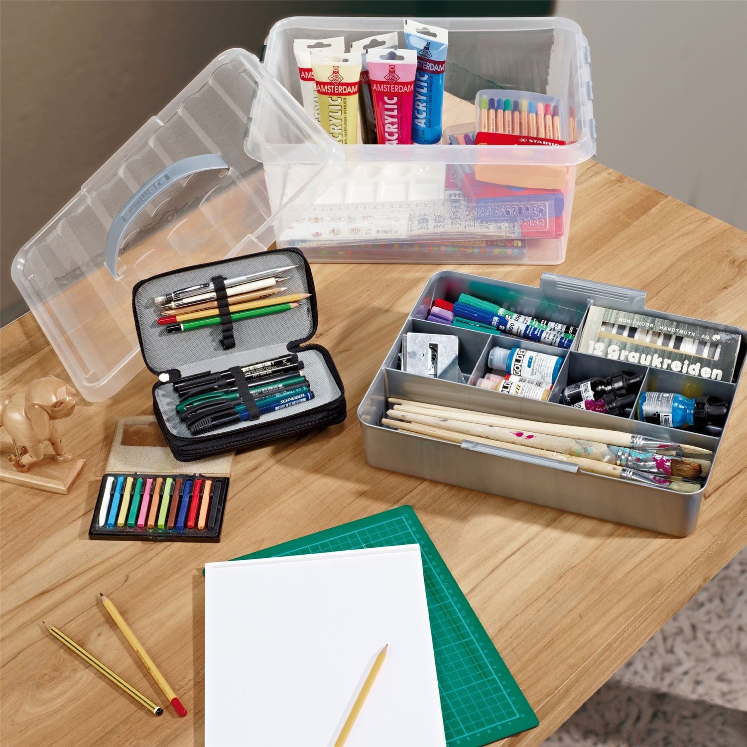 Paints and Brushes Storage Box - 15 Litre