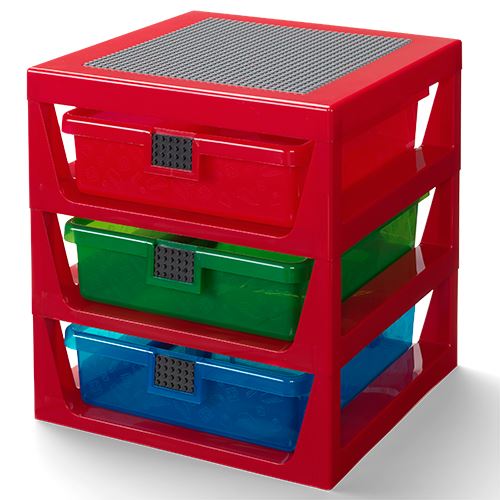 LEGO 3 Drawer Storage Rack