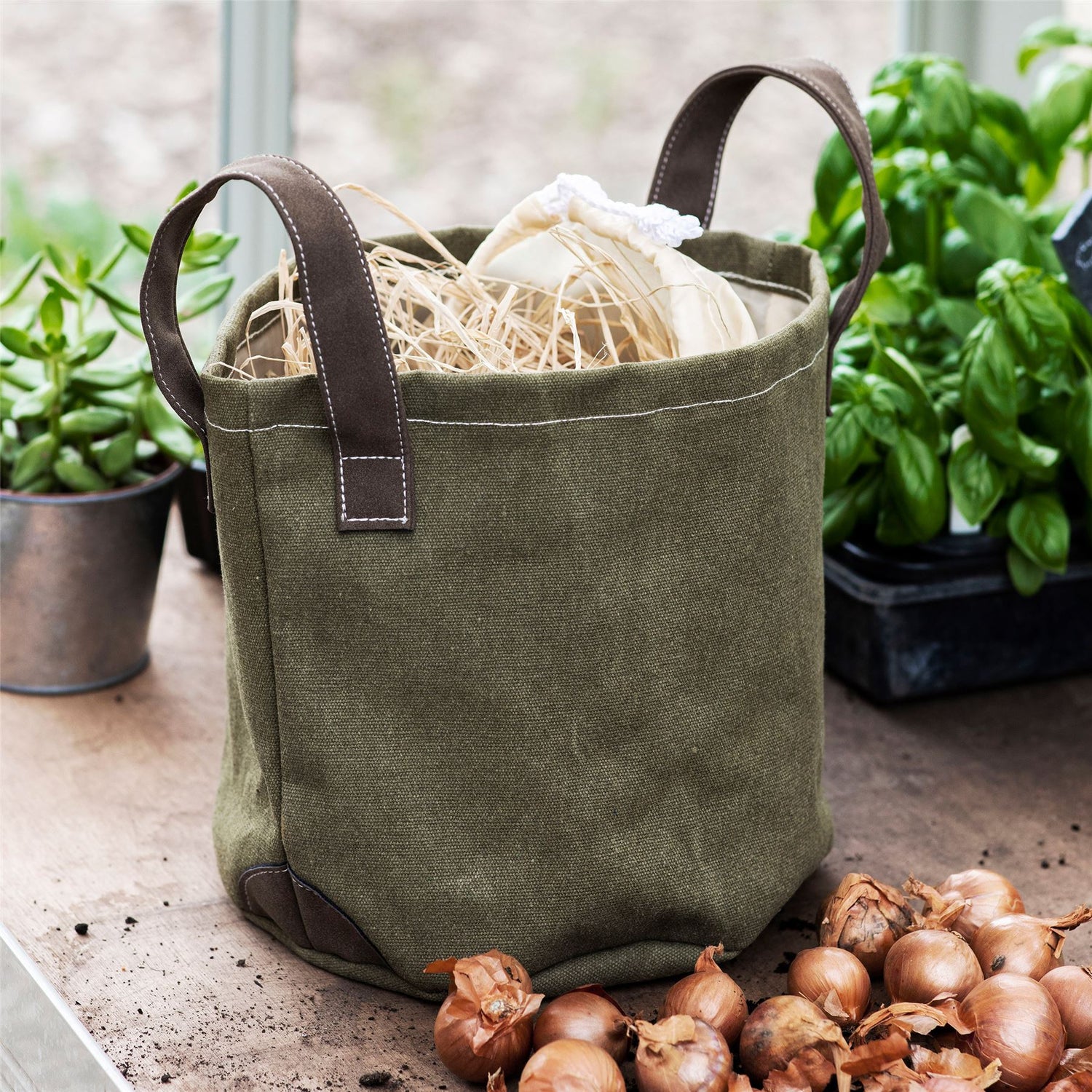 Garden Bag - Canvas - Not A Boring Box APFE