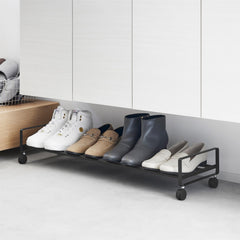Compact Shoe Rack with Castors - Not A Boring Box APFE