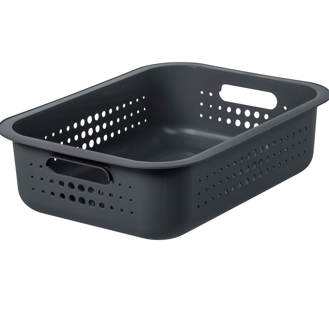 Dark Grey Smartstore Basket - Shallow