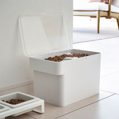 Pet Food Storage Container with Measuring Cup - Not A Boring Box APFE